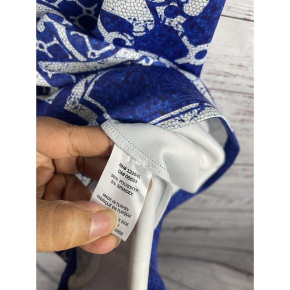 Isle By Melis Kozan Dress Women's Small Sleeveless Sheath Baroque Print - Picture 5 of 7